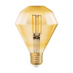 Osram Vintage 1906 LED E27 Birne Fadenlampe Gold 4.5W 420lm - 825 Extra Warmweiß | Ersatz für 40W Osram Vintage 1906 LED E27 Birne Fadenlampe Gold 4.5W 420lm - 825 Extra Warmweiß | Ersatz für 40W