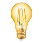 Osram Vintage 1906 LED E27 Birne Fadenlampe Gold 4W 410lm - 824 Extra Warmweiß | Ersatz für 40W Osram Vintage 1906 LED E27 Birne Fadenlampe Gold 4W 410lm - 824 Extra Warmweiß | Ersatz für 40W