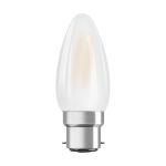 Osram LED B22D Kerze Fadenlampe Matt 4W 470lm - 827 Extra Warmweiß | Ersatz für 40W Osram LED B22D Kerze Fadenlampe Matt 4W 470lm - 827 Extra Warmweiß | Ersatz für 40W