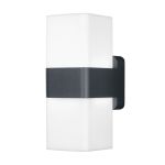 Ledvance Smart+ Wifi Wandleuchte Grau Up & Down - Außenbeleuchtung - 13.5W 950lm - 830 Warmweiß | RGBW - Dimmbar Ledvance Smart+ Wifi Wandleuchte Grau Up & Down - Außenbeleuchtung - 13.5W 950lm - 830 Warmweiß | RGBW - Dimmbar