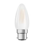Ledvance Classic Superior LED Glühbirne B22d Kerze Fadenlampe Matt 3.4W 470lm - 927 Extra Warmweiß | Höchste Farbwiedergabe - Dimmbar - Ersatz für 40W Ledvance Classic Superior LED Glühbirne B22d Kerze Fadenlampe Matt 3.4W 470lm - 927 Extra Warmweiß | Höchste Farbwiedergabe - Dimmbar - Ersatz für 40W