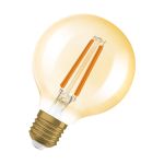 Osram Vintage 1906 LED E27 Globe Fadenlampe Gold 7.2W 806lm - 824 Extra Warmweiß | Ersatz Für 60W Osram Vintage 1906 LED E27 Globe Fadenlampe Gold 7.2W 806lm - 824 Extra Warmweiß | Ersatz Für 60W