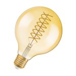 Osram Vintage 1906 LED E27 Globe Fadenlampe Gold 8.4W 806lm - 824 Extra Warmweiß | Ersatz Für 60W - Dimmbar Osram Vintage 1906 LED E27 Globe Fadenlampe Gold 8.4W 806lm - 824 Extra Warmweiß | Ersatz Für 60W - Dimmbar