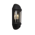 Ansell LED-Wandleuchte Latina Halblaterne Schwarz - Geeignet für E27 bis zu 42W | IP65 - Bewegungs und Dämmerungssensor Ansell LED-Wandleuchte Latina Halblaterne Schwarz - Geeignet für E27 bis zu 42W | IP65 - Bewegungs und Dämmerungssensor