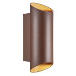 Nordlux Nico Wandleuchte Aluminium Rostig Up & Down | IP54 - Geeignet für 2x GU10 Nordlux Nico Wandleuchte Aluminium Rostig Up & Down | IP54 - Geeignet für 2x GU10