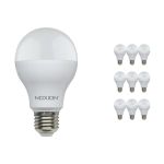 Mehrfachpackung 10x Noxion Lucent Classic LED E27 Birne Matt 13W 1521lm - 830 Warmweiß | Ersatz Für 100W Mehrfachpackung 10x Noxion Lucent Classic LED E27 Birne Matt 13W 1521lm - 830 Warmweiß | Ersatz Für 100W