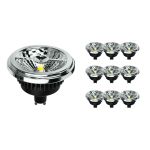 Mehrfachpackung 10x Noxion Lucent LED-Spot GU10 AR111 12W 600lm 40D - 927 Extra Warmweiß | Höchste Farbwiedergabe - Dimmbar - Ersatz für 80W Mehrfachpackung 10x Noxion Lucent LED-Spot GU10 AR111 12W 600lm 40D - 927 Extra Warmweiß | Höchste Farbwiedergabe - Dimmbar - Ersatz für 80W