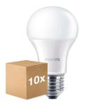 Mehrfachpackung 10x Philips Corepro LED Glühbirne E27 Birne Matt 13W 1521lm - 830 Warmweiß | Ersatz für 100W Mehrfachpackung 10x Philips Corepro LED Glühbirne E27 Birne Matt 13W 1521lm - 830 Warmweiß | Ersatz für 100W