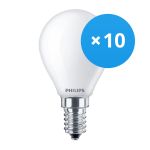 Mehrfachpackung 10x Philips Corepro LED Lustre E14 Kugel Matt 2.2W 250lm - 827 Extra Warmweiß | Ersatz für 25W Mehrfachpackung 10x Philips Corepro LED Lustre E14 Kugel Matt 2.2W 250lm - 827 Extra Warmweiß | Ersatz für 25W