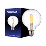 Noxion Lucent LED E27 Globe Fadenlampe Klar 95mm 7.3W 806lm - 827 Extra Warmweiß | Ersatz für 60W Noxion Lucent LED E27 Globe Fadenlampe Klar 95mm 7.3W 806lm - 827 Extra Warmweiß | Ersatz für 60W