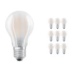 Mehrfachpackung 10x Ledvance CLASSIC LED E27 Birne Fadenlampe Matt 4.8W 470lm - 827 Extra Warmweiß | Dimmbar - Ersatz für 40W Mehrfachpackung 10x Ledvance CLASSIC LED E27 Birne Fadenlampe Matt 4.8W 470lm - 827 Extra Warmweiß | Dimmbar - Ersatz für 40W