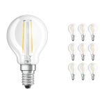 Mehrfachpackung 10x Ledvance CLASSIC LED E14 Birne Fadenlampe Klar 2.5W 250lm - 827 Extra Warmweiß | Ersatz für 25W Mehrfachpackung 10x Ledvance CLASSIC LED E14 Birne Fadenlampe Klar 2.5W 250lm - 827 Extra Warmweiß | Ersatz für 25W