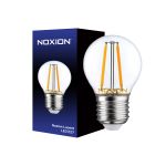 Noxion Lucent LED E27 Kugel Fadenlampe Klar 2.5W 250lm - 827 Extra Warmweiß | Dimmbar - Ersatz Für 25W Noxion Lucent LED E27 Kugel Fadenlampe Klar 2.5W 250lm - 827 Extra Warmweiß | Dimmbar - Ersatz Für 25W