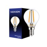 Noxion Lucent LED E14 Kugel Fadenlampe Klar 2.5W 250lm - 827 Extra Warmweiß | Ersatz für 25W Noxion Lucent LED E14 Kugel Fadenlampe Klar 2.5W 250lm - 827 Extra Warmweiß | Ersatz für 25W