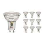 Mehrfachpackung 10x Noxion LED-Spot GU10 PAR16 3.6W 345lm 36D - 840 Kaltweiß | Ersatz für 50W Mehrfachpackung 10x Noxion LED-Spot GU10 PAR16 3.6W 345lm 36D - 840 Kaltweiß | Ersatz für 50W