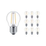 Mehrfachpackung 10x Philips Corepro LED Lustre E27 Kugel Fadenlampe Klar 2W 250lm - 827 Extra Warmweiß | Ersatz für 25W Mehrfachpackung 10x Philips Corepro LED Lustre E27 Kugel Fadenlampe Klar 2W 250lm - 827 Extra Warmweiß | Ersatz für 25W