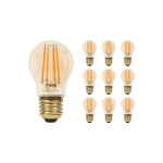 Mehrfachpackung 10x Noxion Lucent LED E27 Kugel Fadenlampe Messing 4.1W 350lm - 822 Extra Warmweiß | Dimmbar - Ersatz für 32W Mehrfachpackung 10x Noxion Lucent LED E27 Kugel Fadenlampe Messing 4.1W 350lm - 822 Extra Warmweiß | Dimmbar - Ersatz für 32W