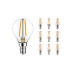 Mehrfachpackung 10x Noxion Lucent Lustre LED E14 Kugel Fadenlampe Klar 2.5W 250lm - 822-827 Dim To Warm | Dimmbar - Ersatz Für 25W Mehrfachpackung 10x Noxion Lucent Lustre LED E14 Kugel Fadenlampe Klar 2.5W 250lm - 822-827 Dim To Warm | Dimmbar - Ersatz Für 25W