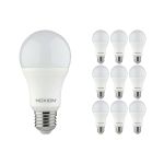 Mehrfachpackung 10x Noxion Lucent Classic LED E27 Birne Matt 9.5W 1055lm - 827 Extra Warmweiß | Ersatz für 75W Mehrfachpackung 10x Noxion Lucent Classic LED E27 Birne Matt 9.5W 1055lm - 827 Extra Warmweiß | Ersatz für 75W