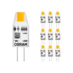 Mehrfachpackung 10x Osram LED Pin Micro Capsule G4 1W 100lm - 827 Extra Warmweiß | Ersatz für 10W Mehrfachpackung 10x Osram LED Pin Micro Capsule G4 1W 100lm - 827 Extra Warmweiß | Ersatz für 10W