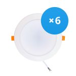 Mehrfachpackung 6x LED Deckenstrahler 18W 1620lm 120D - 840  | Ersatz für 2x18W Mehrfachpackung 6x LED Deckenstrahler 18W 1620lm 120D - 840  | Ersatz für 2x18W