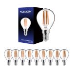 Mehrfachpackung 10x Noxion Lucent Lustre LED E14 Kugel Fadenlampe Klar 4.5W 470lm - 827 Extra Warmweiß | Dimmbar - Ersatz für 40W Mehrfachpackung 10x Noxion Lucent Lustre LED E14 Kugel Fadenlampe Klar 4.5W 470lm - 827 Extra Warmweiß | Dimmbar - Ersatz für 40W