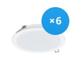 Mehrfachpackung 6x Philips LED Downlight DN065B Metall Weiß 12W 1200lm 110D - 830 Warmweiß | 175mm - Ausschnitt 150mm - IP20 Mehrfachpackung 6x Philips LED Downlight DN065B Metall Weiß 12W 1200lm 110D - 830 Warmweiß | 175mm - Ausschnitt 150mm - IP20