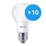 Mehrfachpackung 10x Philips Corepro LED Glühbirne E27 Birne Matt 5W 470lm - 930 Warmweiß | Höchste Farbwiedergabe - Ersatz für 40W Mehrfachpackung 10x Philips Corepro LED Glühbirne E27 Birne Matt 5W 470lm - 930 Warmweiß | Höchste Farbwiedergabe - Ersatz für 40W