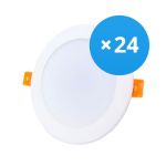Mehrfachpackung 24x LED Downlight 12W 1080lm 120D - 840 Kaltweiß | Ersatz für 1x18W Mehrfachpackung 24x LED Downlight 12W 1080lm 120D - 840 Kaltweiß | Ersatz für 1x18W