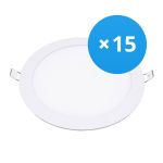 Mehrfachpackung 15x LED Downlight UltraSlim 24W 1950lm 110D - 840 Kaltweiß | 295mm - Ausschnitt 280mm Mehrfachpackung 15x LED Downlight UltraSlim 24W 1950lm 110D - 840 Kaltweiß | 295mm - Ausschnitt 280mm