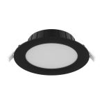 Noxion LED Downlight Hera Mittel Einbau Schwarz 9W 900lm 80D - 827-830-840 CCT | 146mm - Ausschnitt 120mm Noxion LED Downlight Hera Mittel Einbau Schwarz 9W 900lm 80D - 827-830-840 CCT | 146mm - Ausschnitt 120mm