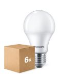 Mehrfachpackung 6x Philips  CorePro LED Glühbirne E27 Birne Matt 10W 1055lm - 840 Kaltweiß | Ersatz Für 75W Mehrfachpackung 6x Philips  CorePro LED Glühbirne E27 Birne Matt 10W 1055lm - 840 Kaltweiß | Ersatz Für 75W