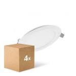 Mehrfachpackung 4x Ledvance LED Downlight Slim Rund DN155 12W 1020lm 120D - 830 Warmweiß | 169mm  Mehrfachpackung 4x Ledvance LED Downlight Slim Rund DN155 12W 1020lm 120D - 830 Warmweiß | 169mm