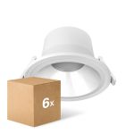 Mehrfachpackung 6x Noxion LED Downlight Apollo V2.0 15-25W 1800-3060lm 60D - 830/840 CCT | 220mm - Ausschnitt 200mm Mehrfachpackung 6x Noxion LED Downlight Apollo V2.0 15-25W 1800-3060lm 60D - 830/840 CCT | 220mm - Ausschnitt 200mm
