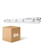 Mehrfachpackung 6x Ledvance LED Feuchtraumleuchte Feuchtigkeitsdicht Value 40W 4800lm - 840 Kaltweiß | 120cm  Mehrfachpackung 6x Ledvance LED Feuchtraumleuchte Feuchtigkeitsdicht Value 40W 4800lm - 840 Kaltweiß | 120cm