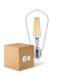 Mehrfachpackung 6x Philips MASTER Value LED Glühbirne E27 Edison Fadenlampe Klar 5.9W 806lm - 927 Extra Warmweiß | Höchste Farbwiedergabe - Ersatz Für 60W Mehrfachpackung 6x Philips MASTER Value LED Glühbirne E27 Edison Fadenlampe Klar 5.9W 806lm - 927 Extra Warmweiß | Höchste Farbwiedergabe - Ersatz Für 60W