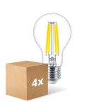 Mehrfachpackung 4x Philips MASTER Value LED Glühbirne E27 Birne Klar 11.2W 1521lm - 927 Extra Warmweiß | Höchste Farbwiedergabe - Dimmbar - Ersatz Für 100W Mehrfachpackung 4x Philips MASTER Value LED Glühbirne E27 Birne Klar 11.2W 1521lm - 927 Extra Warmweiß | Höchste Farbwiedergabe - Dimmbar - Ersatz Für 100W