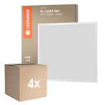 Mehrfachpackung 4x Ledvance LED Panel Compact Aluminium Weiß 33W 3630lm - 830 Warmweiß | 60x60cm - UGR < 19 Mehrfachpackung 4x Ledvance LED Panel Compact Aluminium Weiß 33W 3630lm - 830 Warmweiß | 60x60cm - UGR < 19