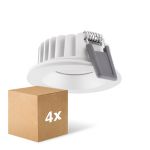 Mehrfachpackung 4x Ledvance LED  SPOT AIR FIX Aluminium  6W 480lm 36D - 927 Extra Warmweiß | Ausschnitt 68mm - IP65 - Höchste Farbwiedergabe -  Dimmbar Mehrfachpackung 4x Ledvance LED  SPOT AIR FIX Aluminium  6W 480lm 36D - 927 Extra Warmweiß | Ausschnitt 68mm - IP65 - Höchste Farbwiedergabe -  Dimmbar