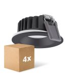 Mehrfachpackung 4x Ledvance LED  SPOT AIR FIX Aluminium  6W 510lm 36D - 930 Warmweiß | Ausschnitt 68mm - IP65 - Höchste Farbwiedergabe -  Dimmbar Mehrfachpackung 4x Ledvance LED  SPOT AIR FIX Aluminium  6W 510lm 36D - 930 Warmweiß | Ausschnitt 68mm - IP65 - Höchste Farbwiedergabe -  Dimmbar