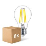 Mehrfachpackung 6x Philips MASTER Value LED Glühbirne E27 Birne Klar 7.8W 1055lm - 927 Extra Warmweiß | Höchste Farbwiedergabe - Dimmbar - Ersatz Für 75W Mehrfachpackung 6x Philips MASTER Value LED Glühbirne E27 Birne Klar 7.8W 1055lm - 927 Extra Warmweiß | Höchste Farbwiedergabe - Dimmbar - Ersatz Für 75W