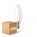 Mehrfachpackung 10x Philips Corepro LED Kerze E14 Matt 6.5W 806lm - 827 Extra Warmweiß | Ersatz Für 60W Mehrfachpackung 10x Philips Corepro LED Kerze E14 Matt 6.5W 806lm - 827 Extra Warmweiß | Ersatz Für 60W