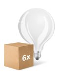 Mehrfachpackung 6x Ledvance Classic LED E27 Globe Fadenlampe Matt 7.5W 1055lm - 827 Extra Warmweiß | Dimmbar - Ersatz Für 75W Mehrfachpackung 6x Ledvance Classic LED E27 Globe Fadenlampe Matt 7.5W 1055lm - 827 Extra Warmweiß | Dimmbar - Ersatz Für 75W