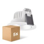Mehrfachpackung 5x Ledvance LED  SPOT ADJUST Aluminium  8W 680lm 36D - 930 Warmweiß | Ausschnitt 68mm - IP20 - Höchste Farbwiedergabe -  Dimmbar Mehrfachpackung 5x Ledvance LED  SPOT ADJUST Aluminium  8W 680lm 36D - 930 Warmweiß | Ausschnitt 68mm - IP20 - Höchste Farbwiedergabe -  Dimmbar