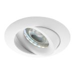 Noxion Einbau Spot Flox MR16 schwenkbar Weiß | Ausschnitt 70mm - GU10 Sockel Noxion Einbau Spot Flox MR16 schwenkbar Weiß | Ausschnitt 70mm - GU10 Sockel