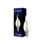Noxion Lucent LED E14 Gebogene Spitze Kerze Fadenlampe Klar 2.5W 250lm - 827 Extra Warmweiß | Ersatz für 25W Noxion Lucent LED E14 Gebogene Spitze Kerze Fadenlampe Klar 2.5W 250lm - 827 Extra Warmweiß | Ersatz für 25W