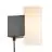 Nordlux Wandleuchte Mona Glas Schwarz 10W 800lm - 927 Extra Warmweiß | 3-Stufen Dimmbar
