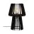Nordlux Tischlampe Groa Holz Schwarz | E27