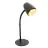 Eglo Tischlampe Carlo Stahl Schwarz | Geeignet für E14