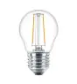Philips Corepro LED Lustre E27 Kugel Fadenlampe Klar 2W 250lm - 827 Extra Warmweiß | Ersatz für 25W